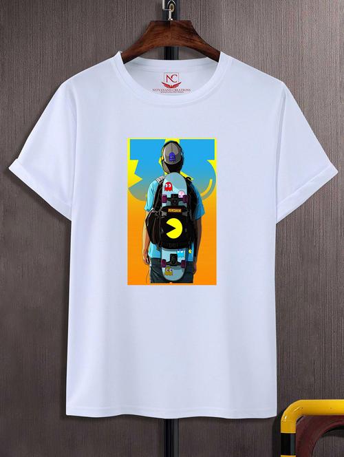 unisex graphic printed round neck tshirt - 20772633 - Standard Image - 0
