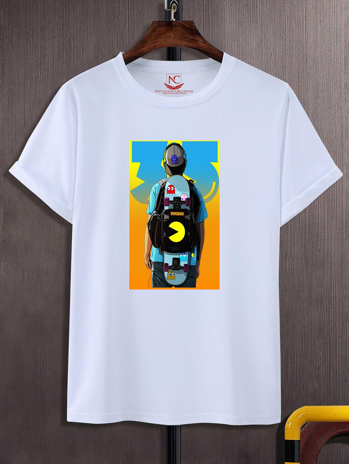 unisex graphic printed round neck tshirt - 20772633 - Zoom Image - 0