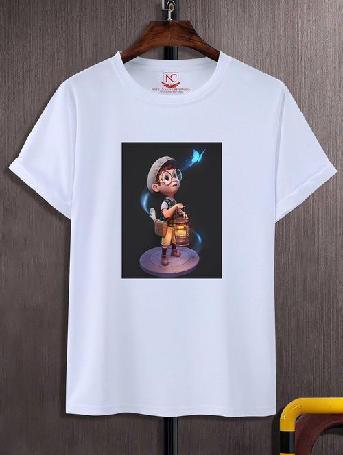 unisex graphic printed round neck tshirt - 20772698 - Standard Image - 0