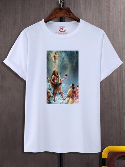 unisex graphic printed round neck tshirt - 20772798 - Standard Image - 0