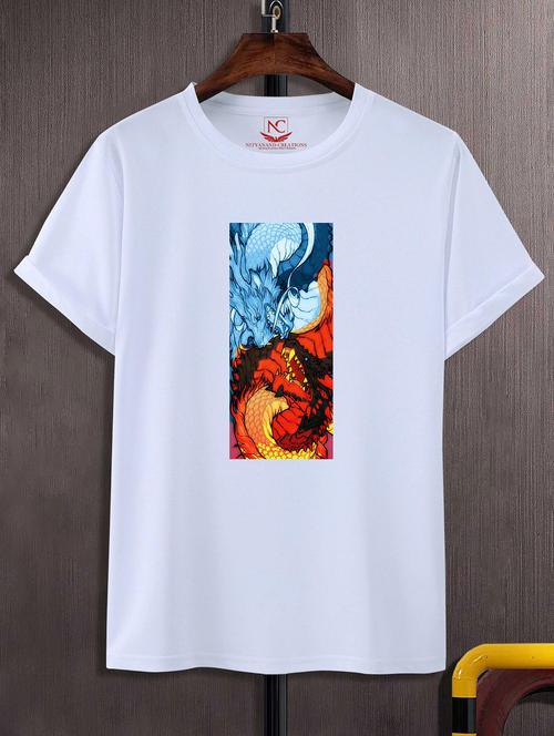 unisex graphic printed round neck tshirt - 20772846 - Standard Image - 0
