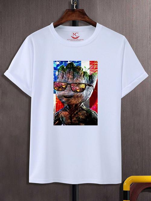 unisex graphic printed round neck tshirt - 20772855 - Standard Image - 0