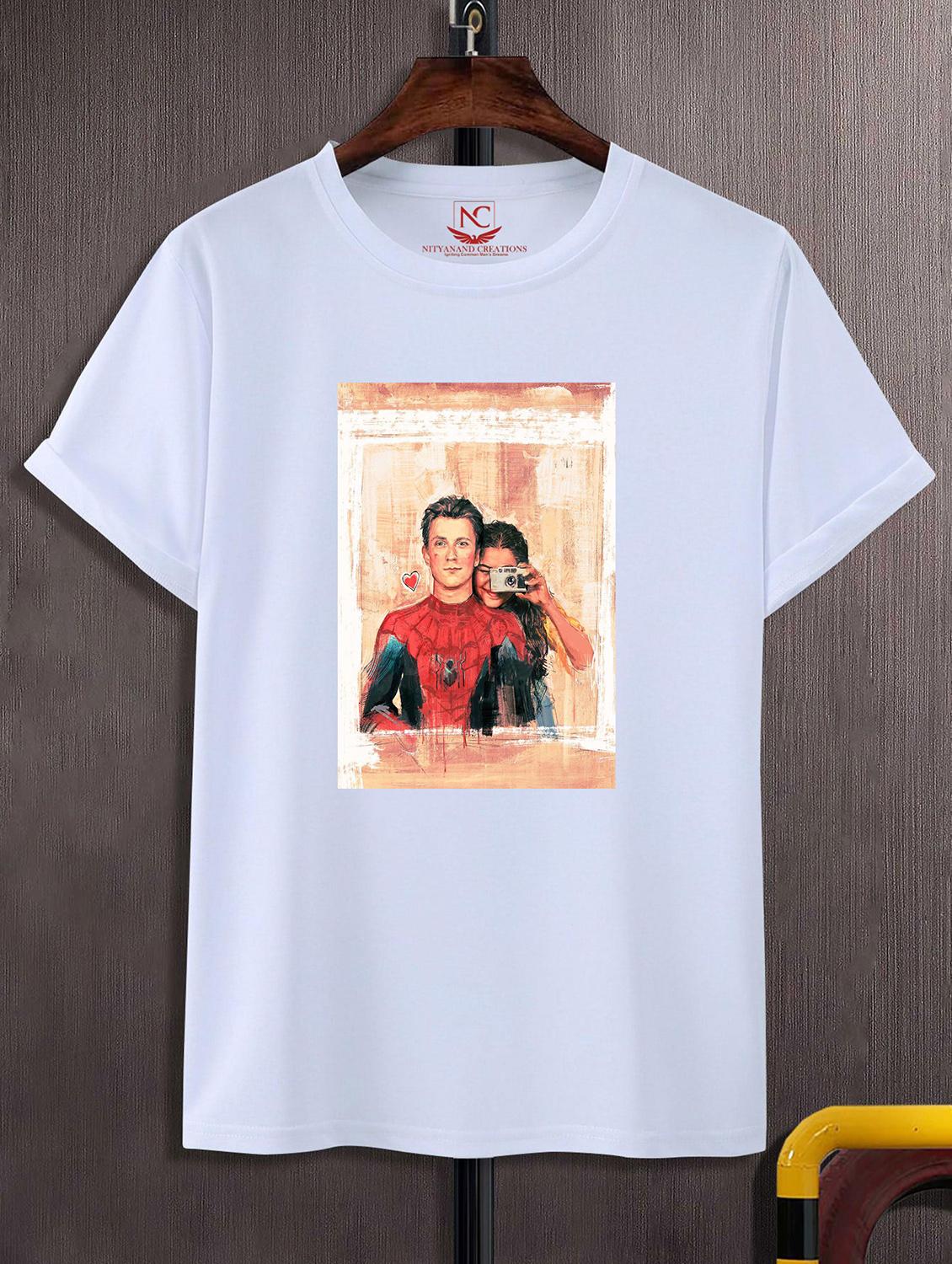 unisex graphic printed round neck tshirt - 20772880 - Zoom Image - 0