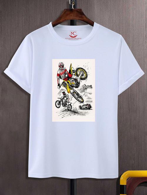 unisex graphic printed round neck tshirt - 20772902 - Standard Image - 0