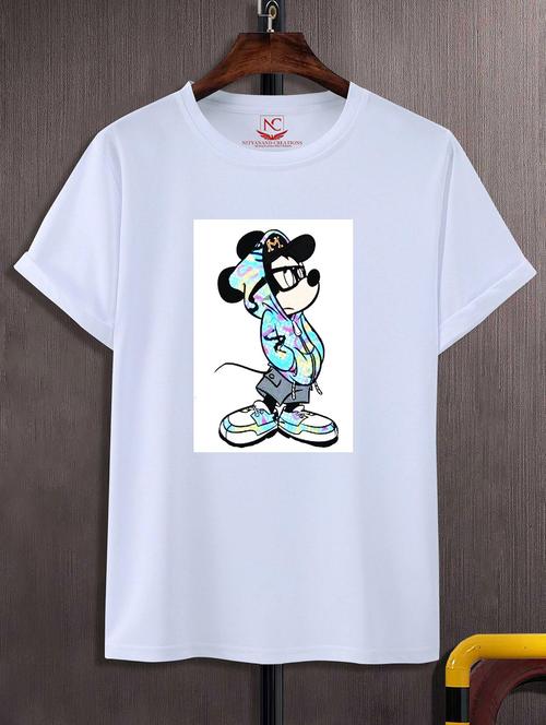 unisex graphic printed round neck tshirt - 20772910 -  Standard Image - 0