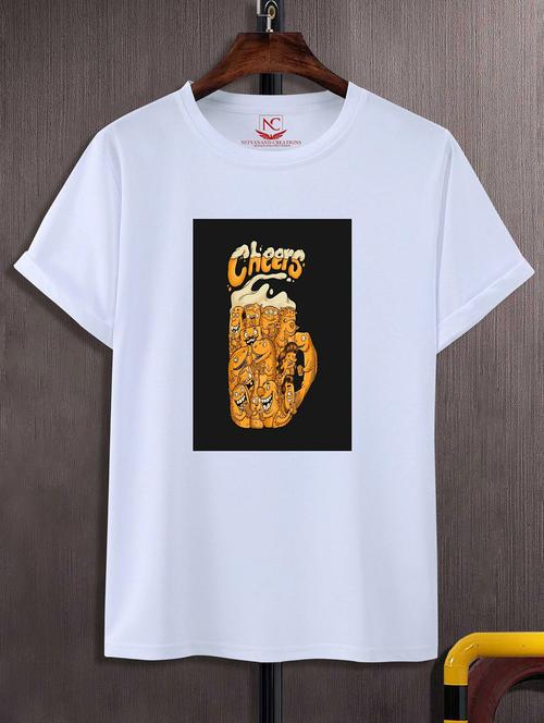 unisex graphic printed round neck tshirt - 20772914 -  Standard Image - 0