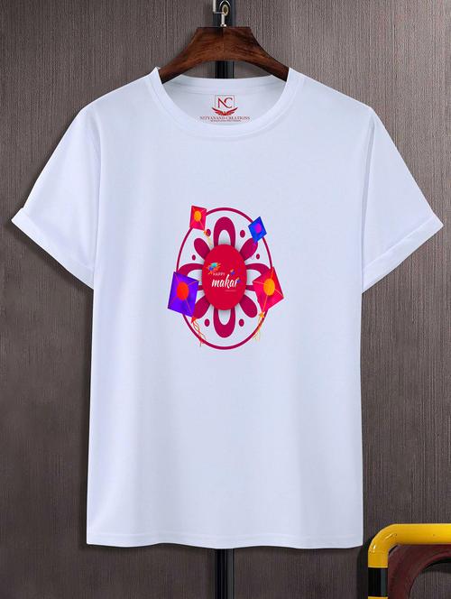 unisex graphic printed round neck tshirt - 20773131 - Standard Image - 0