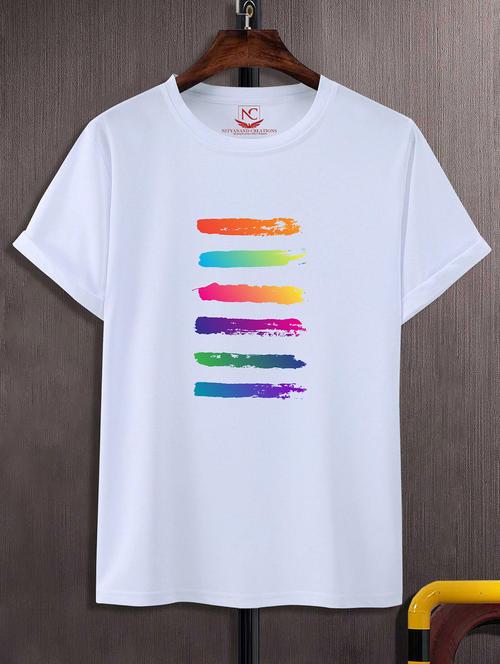 unisex graphic printed round neck tshirt - 20773185 - Standard Image - 0