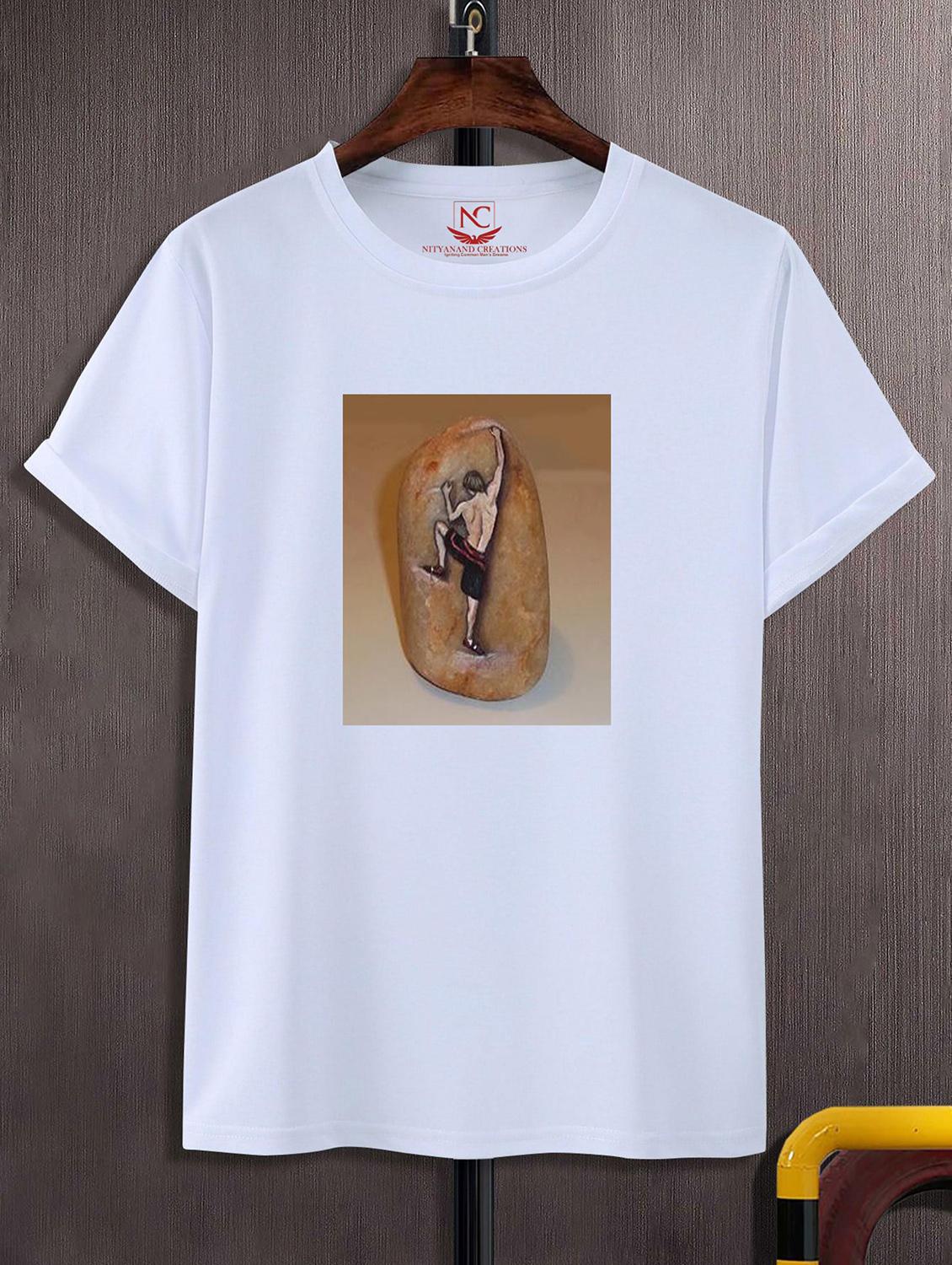 unisex graphic printed round neck tshirt - 20773331 -  Zoom Image - 0