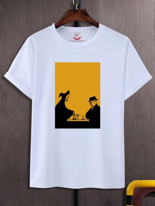 unisex graphic printed round neck tshirt - 20773577 - Standard Image - 0