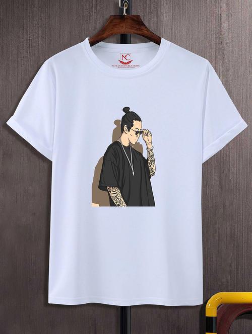unisex graphic printed round neck tshirt - 20773972 -  Standard Image - 0