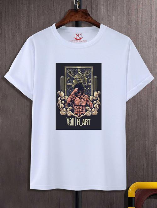 unisex graphic printed round neck tshirt - 20773975 - Standard Image - 0