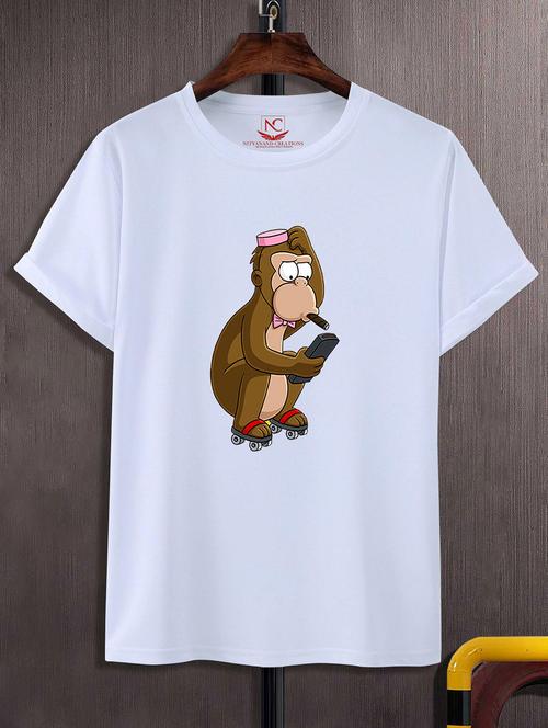 unisex graphic printed round neck tshirt - 20773977 - Standard Image - 0