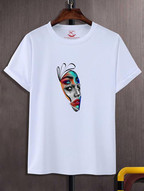 unisex graphic printed round neck tshirt - 20774059 -  Standard Image - 0