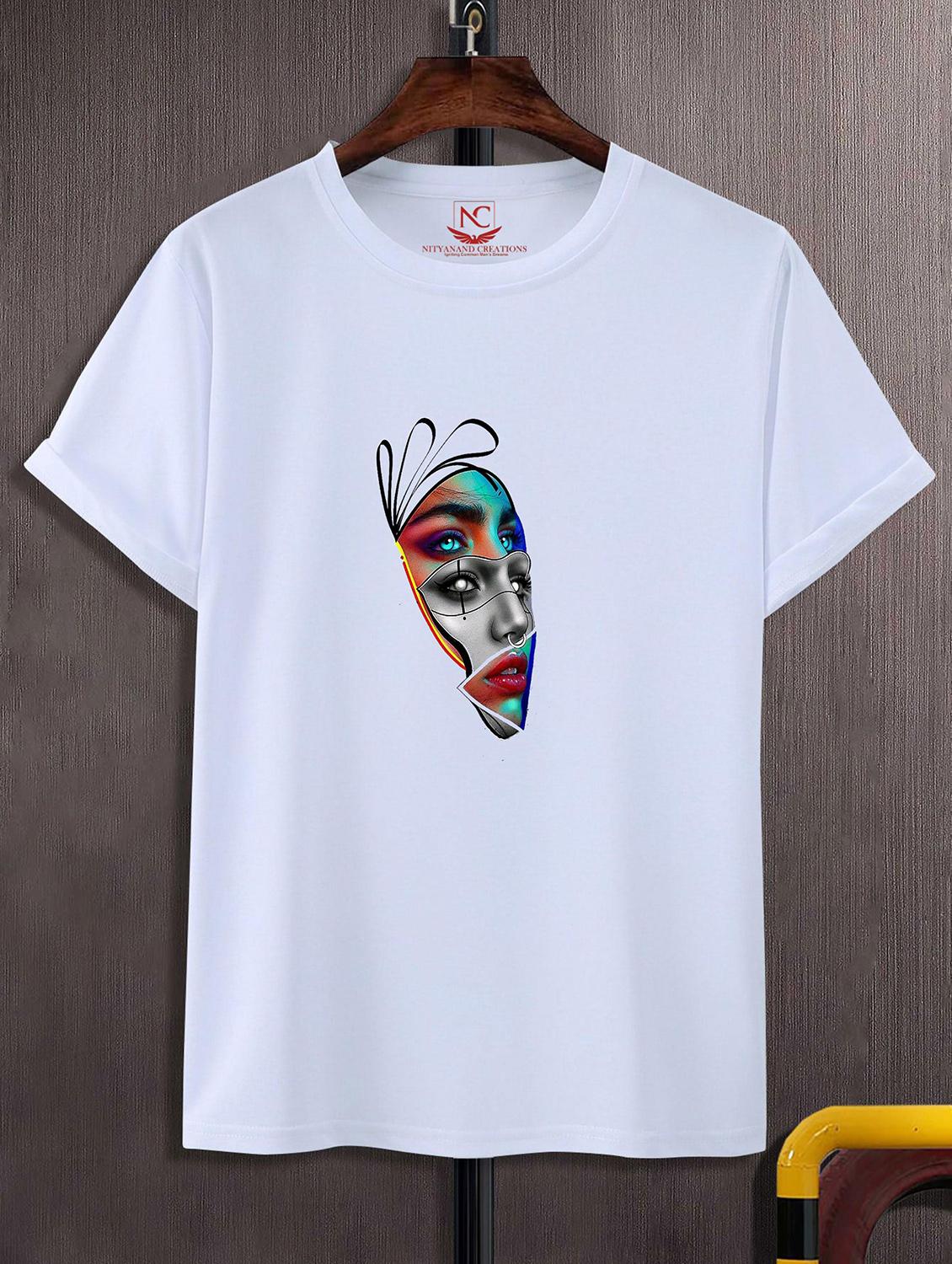unisex graphic printed round neck tshirt - 20774059 -  Zoom Image - 0