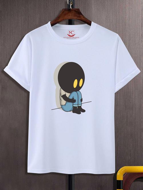 unisex graphic printed round neck tshirt - 20774079 -  Standard Image - 0
