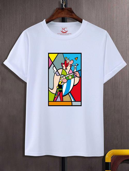 unisex graphic printed round neck tshirt - 20774082 -  Standard Image - 0