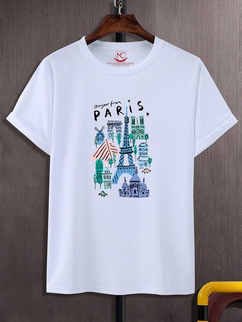 unisex graphic printed round neck tshirt - 20774086 - Standard Image - 0