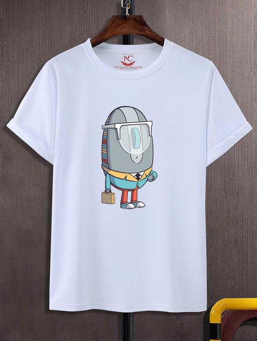 unisex graphic printed round neck tshirt - 20774087 - Standard Image - 0