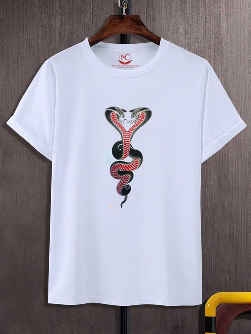 unisex graphic printed round neck tshirt - 20774088 - Standard Image - 0
