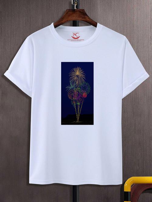 unisex graphic printed round neck tshirt - 20774091 - Standard Image - 0