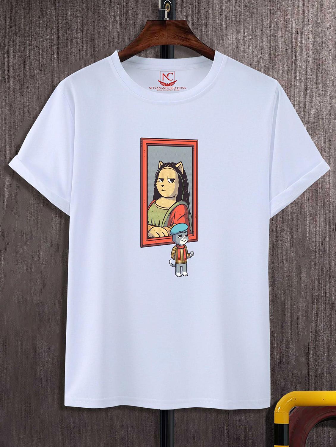 unisex graphic printed round neck tshirt - 20774095 -  Zoom Image - 0