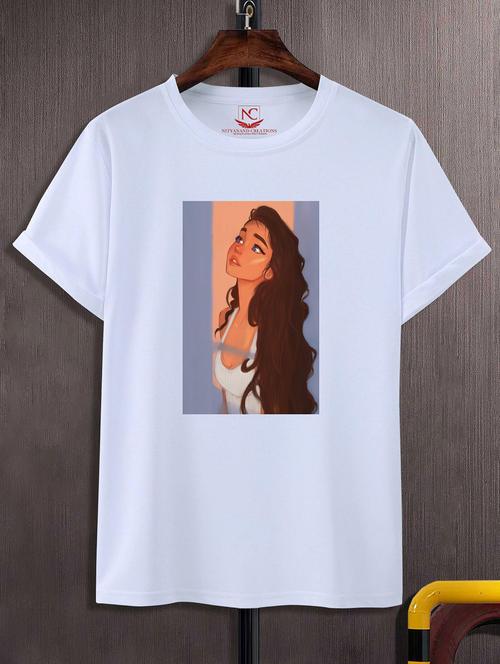 unisex graphic printed round neck tshirt - 20774107 - Standard Image - 0