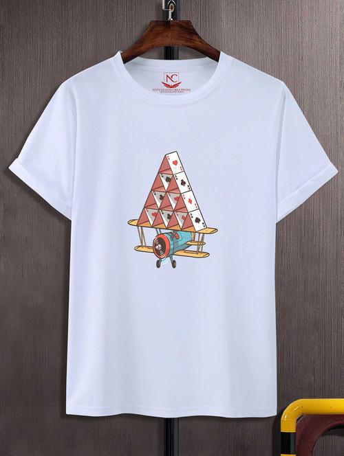 unisex graphic printed round neck tshirt - 20774118 -  Standard Image - 0