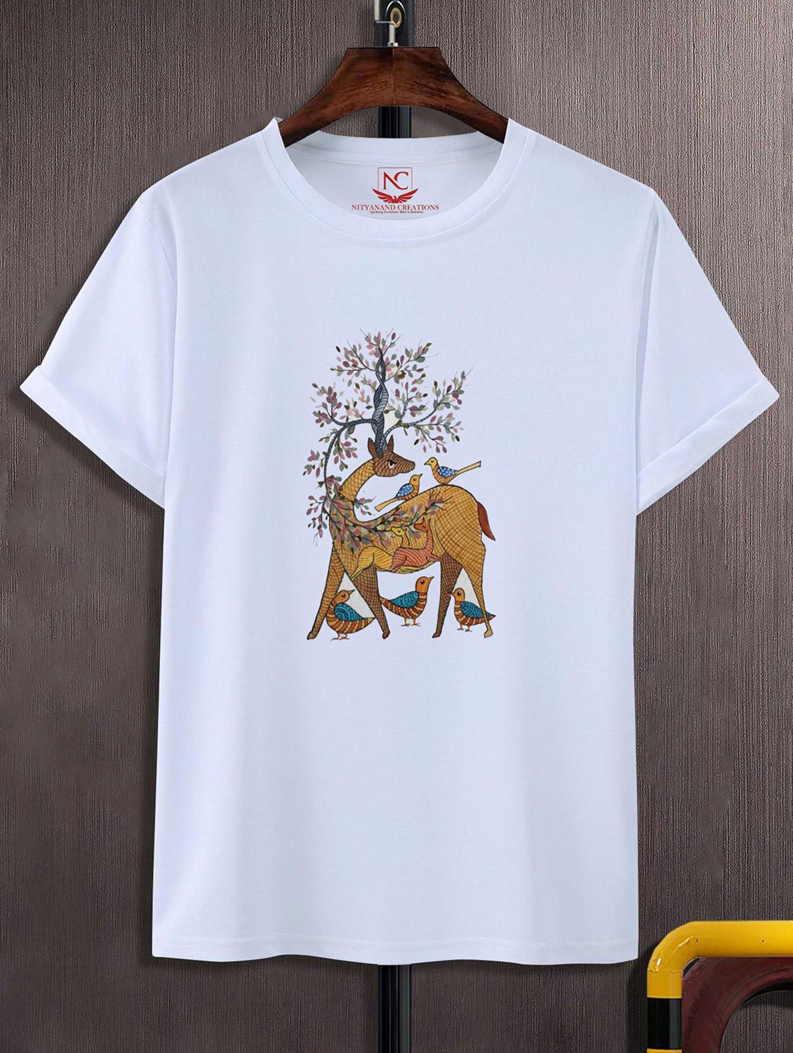 unisex graphic printed round neck tshirt - 20774172 - Zoom Image - 0