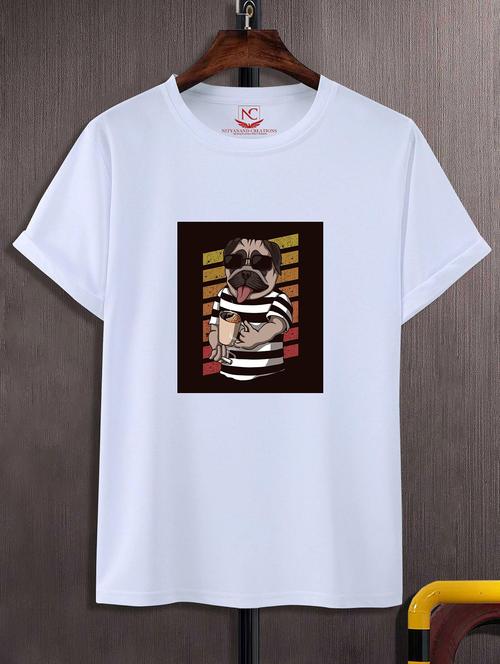 unisex graphic printed round neck tshirt - 20774183 - Standard Image - 0