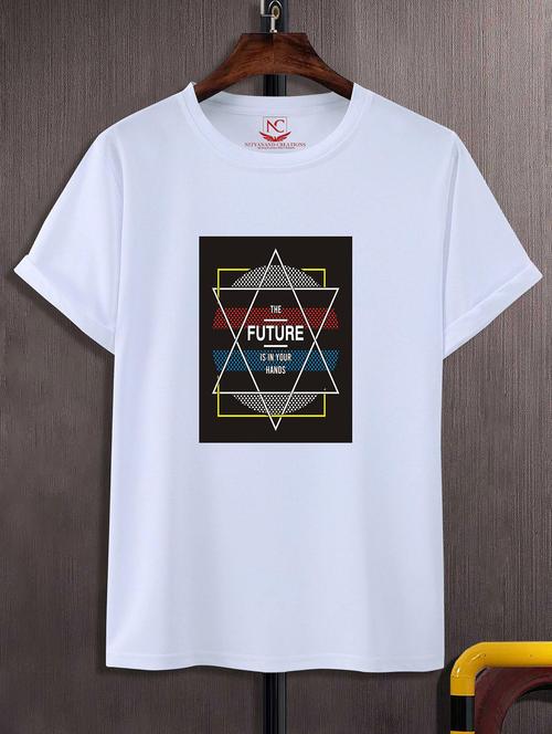 unisex graphic printed round neck tshirt - 20774185 - Standard Image - 0