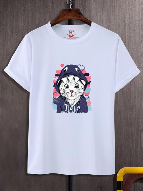 unisex graphic printed round neck tshirt - 20774191 - Standard Image - 0
