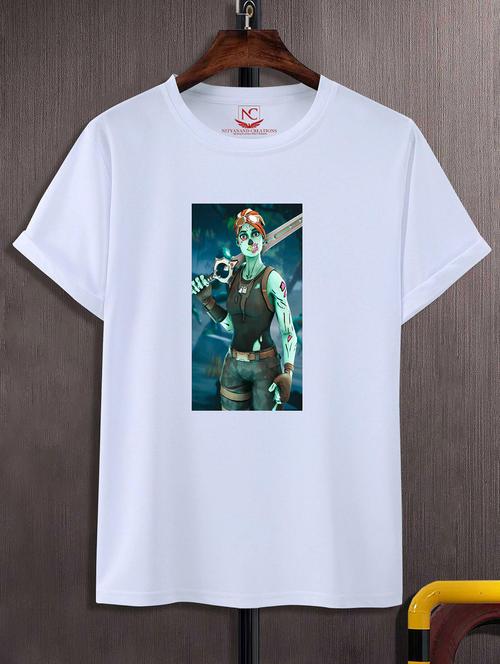 unisex graphic printed round neck tshirt - 20774262 - Standard Image - 0