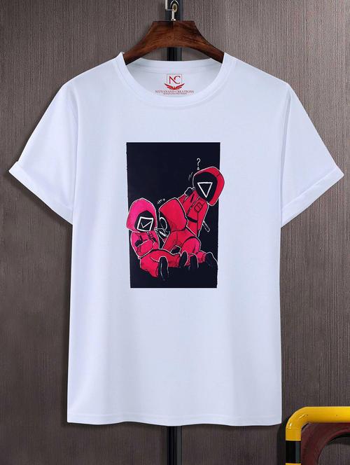 unisex graphic printed round neck tshirt - 20774291 - Standard Image - 0