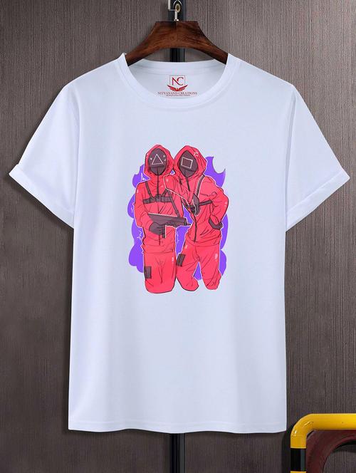 unisex graphic printed round neck tshirt - 20774293 - Standard Image - 0