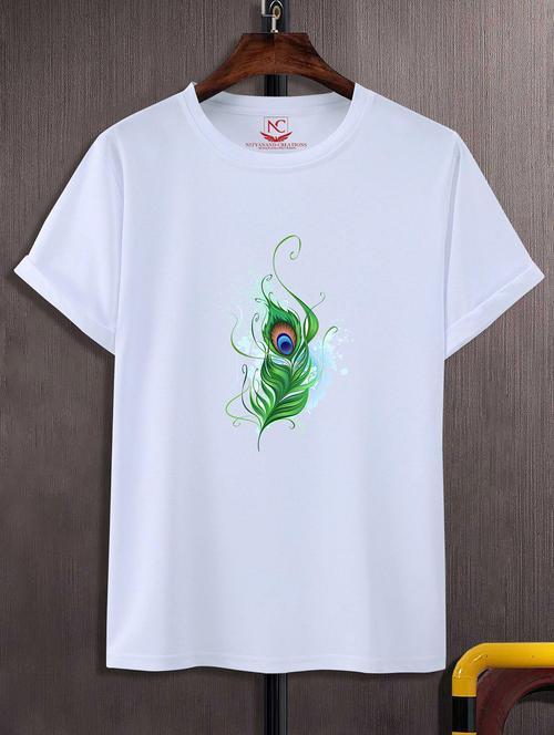 unisex graphic printed round neck tshirt - 20774462 - Standard Image - 0