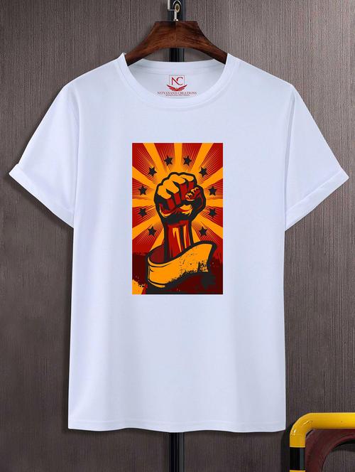 unisex graphic printed round neck tshirt - 20774501 -  Standard Image - 0