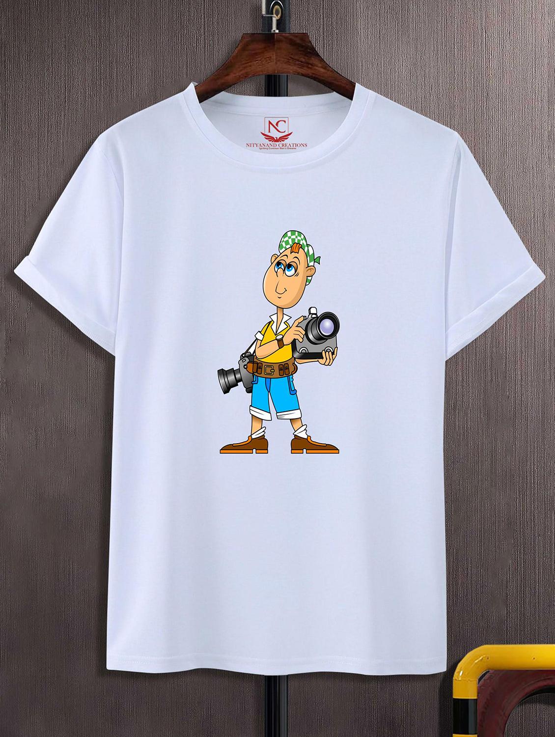 unisex graphic printed round neck tshirt - 20774603 - Zoom Image - 0