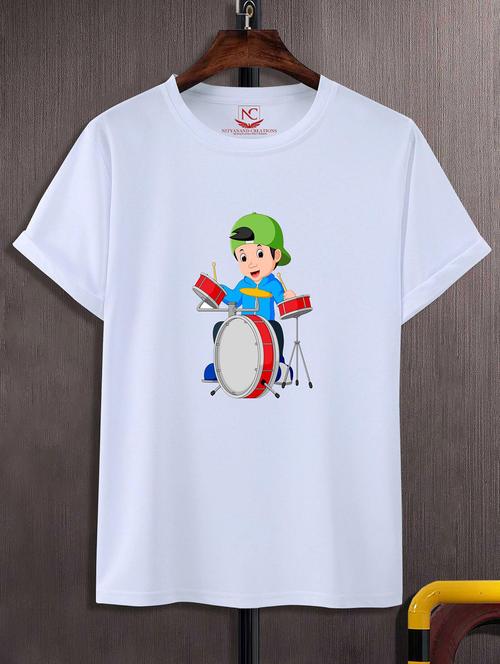 unisex graphic printed round neck tshirt - 20774612 -  Standard Image - 0