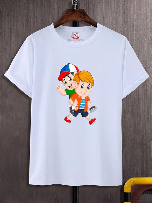 unisex graphic printed round neck tshirt - 20774614 -  Standard Image - 0