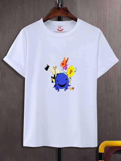 unisex graphic printed round neck tshirt - 20774634 -  Standard Image - 0