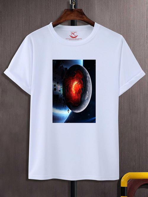 unisex graphic printed round neck tshirt - 20774651 - Standard Image - 0