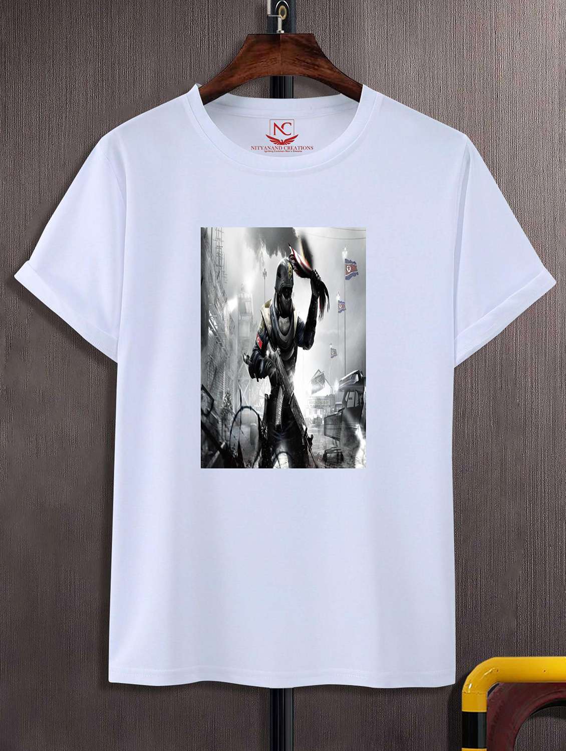 unisex graphic printed round neck tshirt - 20774653 - Zoom Image - 0