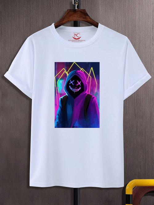 unisex graphic printed round neck tshirt - 20774658 -  Standard Image - 0