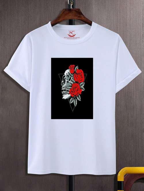 unisex graphic printed round neck tshirt - 20774662 - Standard Image - 0