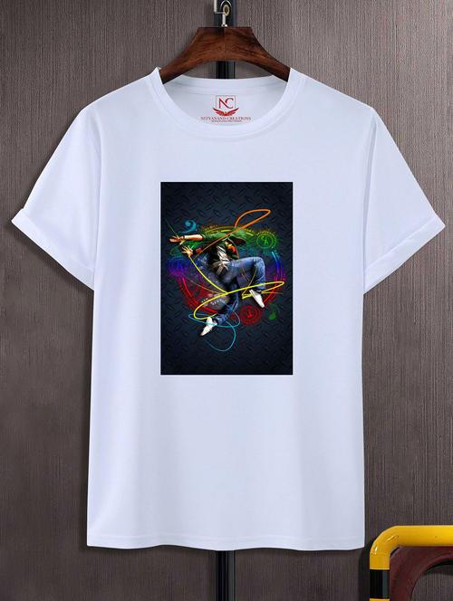 unisex graphic printed round neck tshirt - 20774673 -  Standard Image - 0