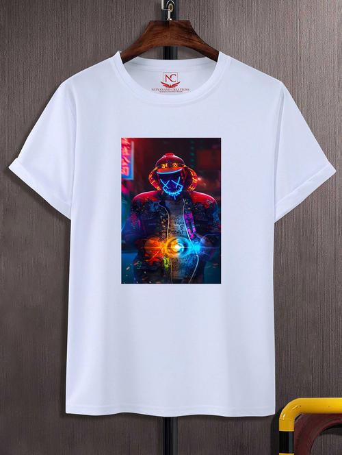 unisex graphic printed round neck tshirt - 20774679 -  Standard Image - 0