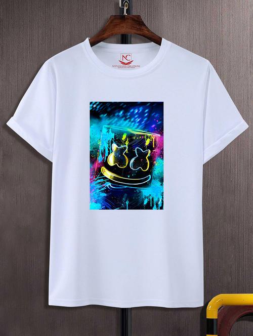 unisex graphic printed round neck tshirt - 20774688 -  Standard Image - 0