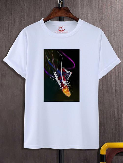 unisex graphic printed round neck tshirt - 20774689 - Standard Image - 0