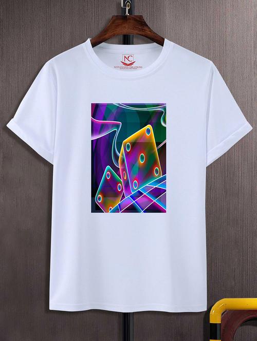 unisex graphic printed round neck tshirt - 20774690 -  Standard Image - 0
